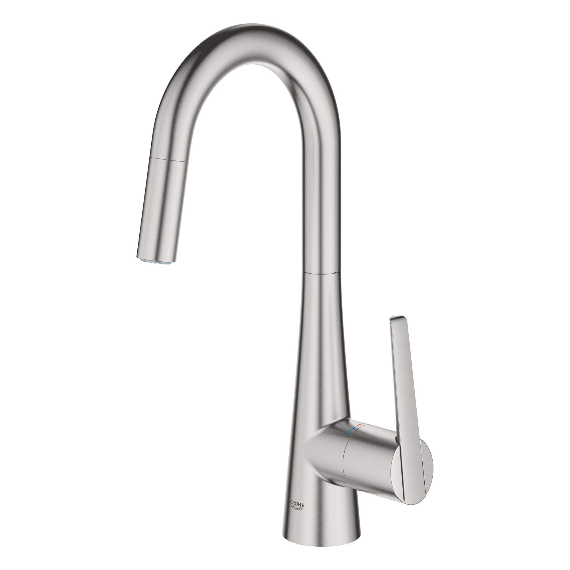 Amazon.com: GROHE 32283DC2 Zedra Single-Handle Pull Down Dual